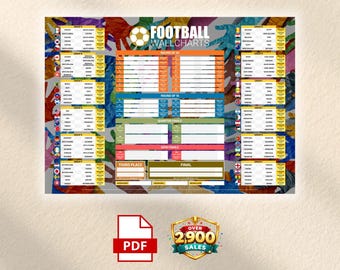 Carte murale de la Coupe du monde 2026 (téléchargement PDF) - Thème de la communauté du football - Dates et heures au Royaume-Uni (BST)