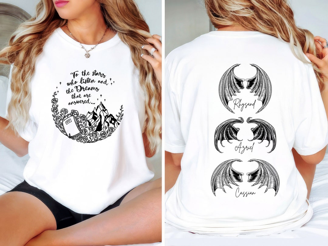 ACOTAR Bat Boys Wings Shirt, Night Court Shirt, Hunt Athalar Wings, to