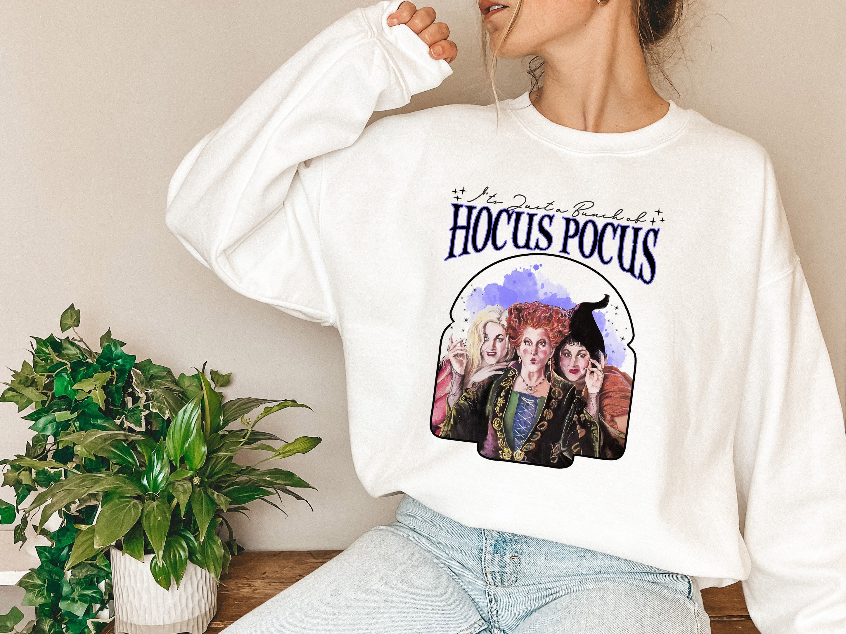 Discover Hocus Pocus Halloween Sweatshirt, Halloween Witch