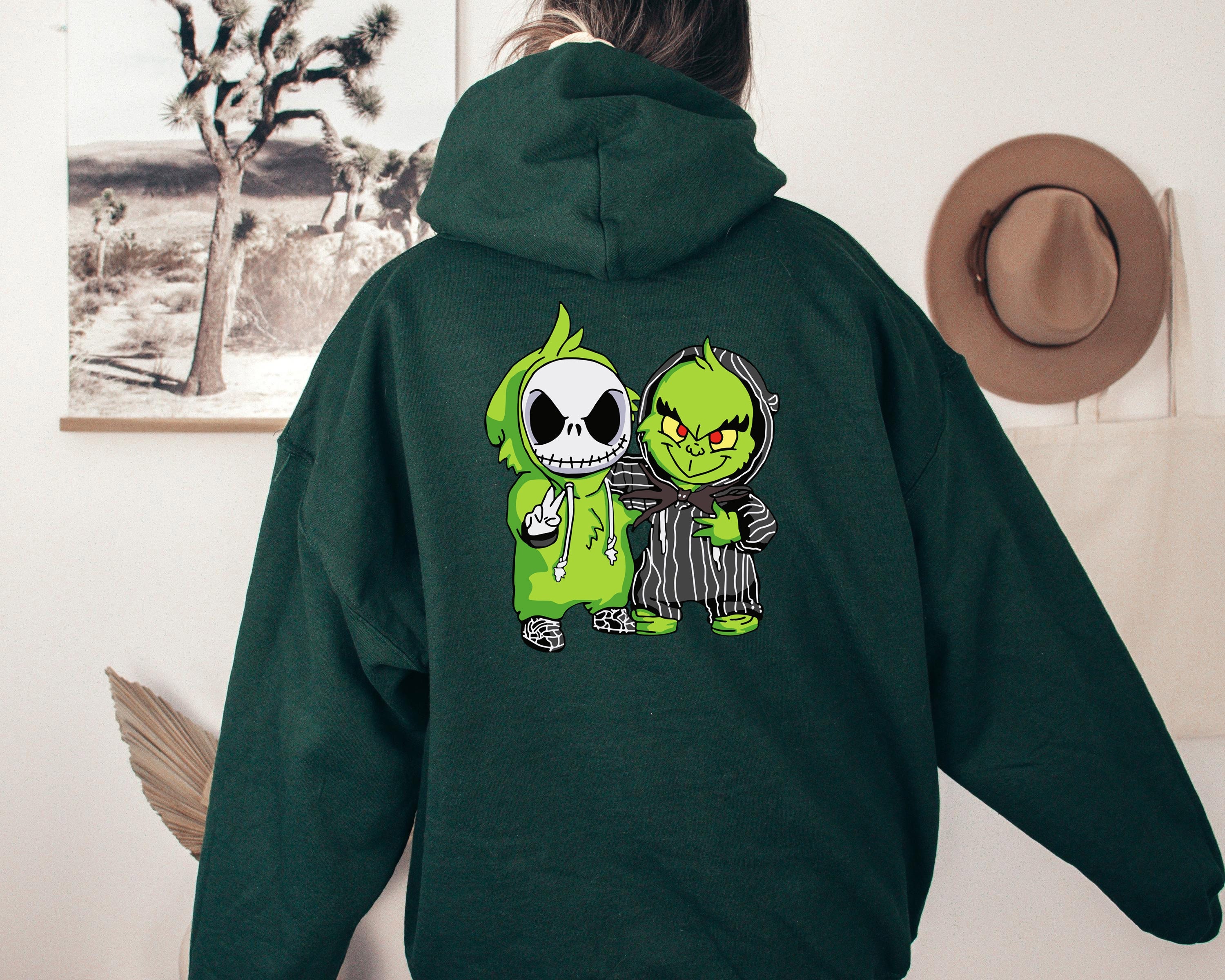 Grinch Hoodie Halloween Hoodie - Etsy