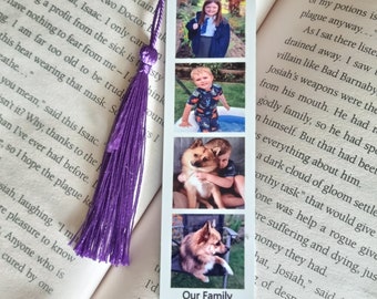 パーソナライズされた写真入りメタルブックマーク | 母の日の彼または彼女へのギフト | 夫、ボーイフレンド、ガールフレンド、または妻へのプレゼント | お子様からのプレゼント