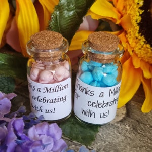 Hochzeit Sweet Favors His & Her Lieblings - Personalisierte Hochzeit Süßigkeiten Liebe ist Süß eins in einer Million - Hochzeits-Gastgeschenke - Geschenk Mitbringsel