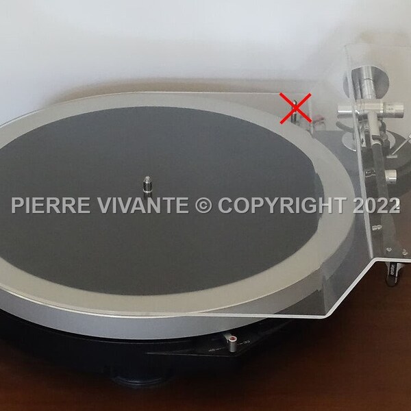 PIERRE VIVANTE ® Design record player cover Turntable dustcover Micro Seiki DQX-500, Ma-500. 30 year guarantee "No yellowing"!