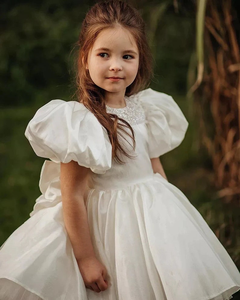 Princess Dress Ball Gown Girls Spanish Dress With Bow Etsy