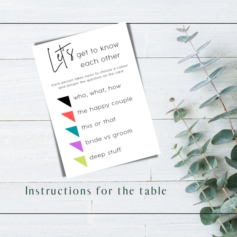 Wedding Ice Breaker Cards Bundle, INSTANT DOWNLOAD, Value Game Bundle