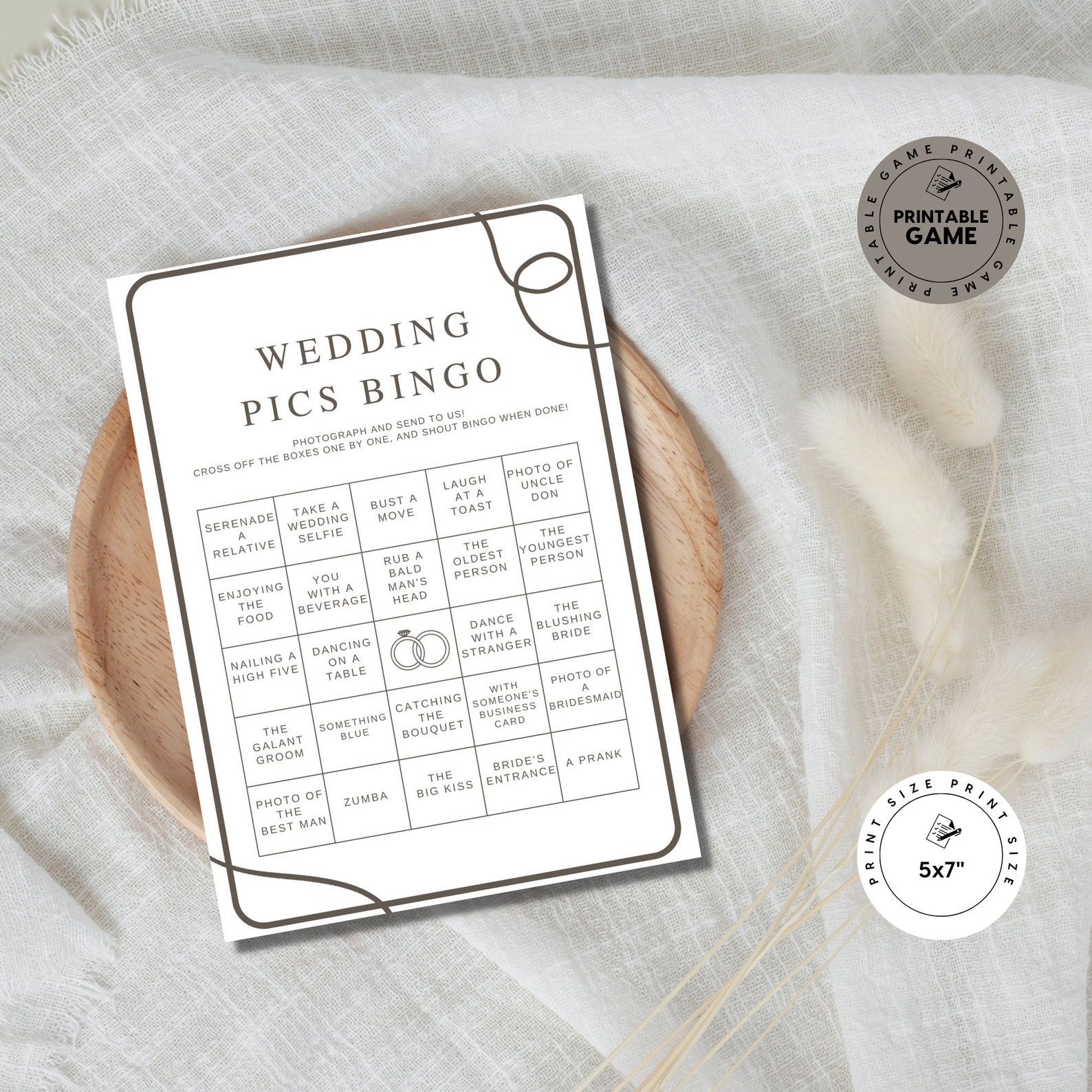 Games to Play at Wedding Reception Guest Games Ice Breaker Etsy