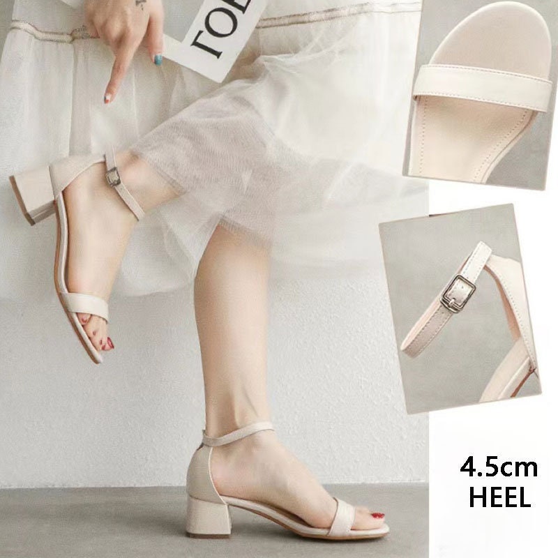 Women's Strappy Heeled Mule Sandals Square Open Toe Slingback Heels  |TospinoMall online shopping platform in GhanaTospinoMall Ghana online  shopping