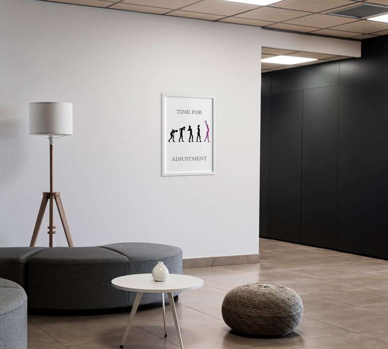 Chiropractic Office Wall Art Chiropractic Art Adjustment Etsy