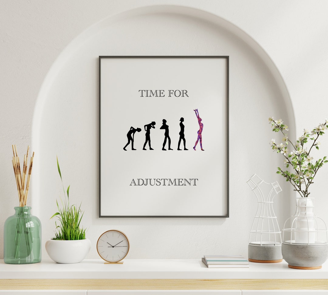 Chiropractic Office Wall Art Chiropractic Art Adjustment Etsy