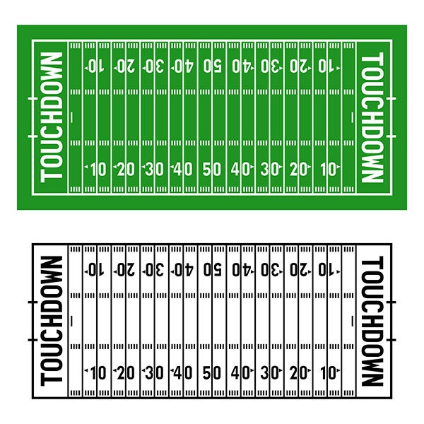 Football Field SVG PNG files. American Football Svg. Football yard. Digital download