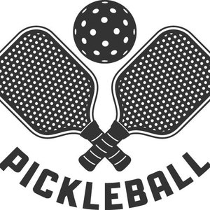 Pickleball Fichiers SVG, PNG, JPG. Téléchargement numérique.