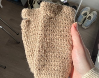 Handmade crochet handwarmers