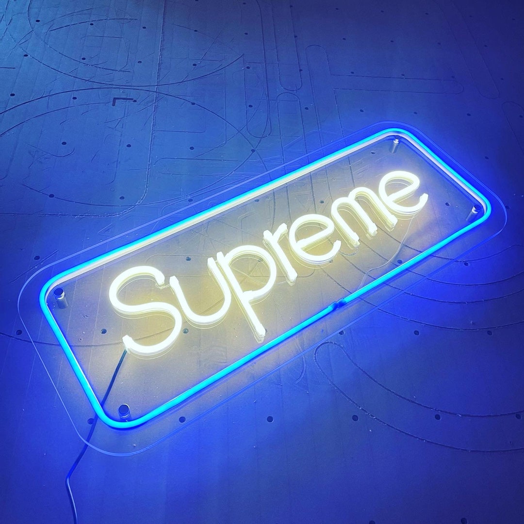 Custom Supreme Neon Sign - Etsy