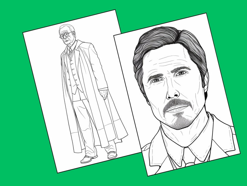 Superhero Adult Coloring Pages 15 Gotham's Hero Coloring Etsy