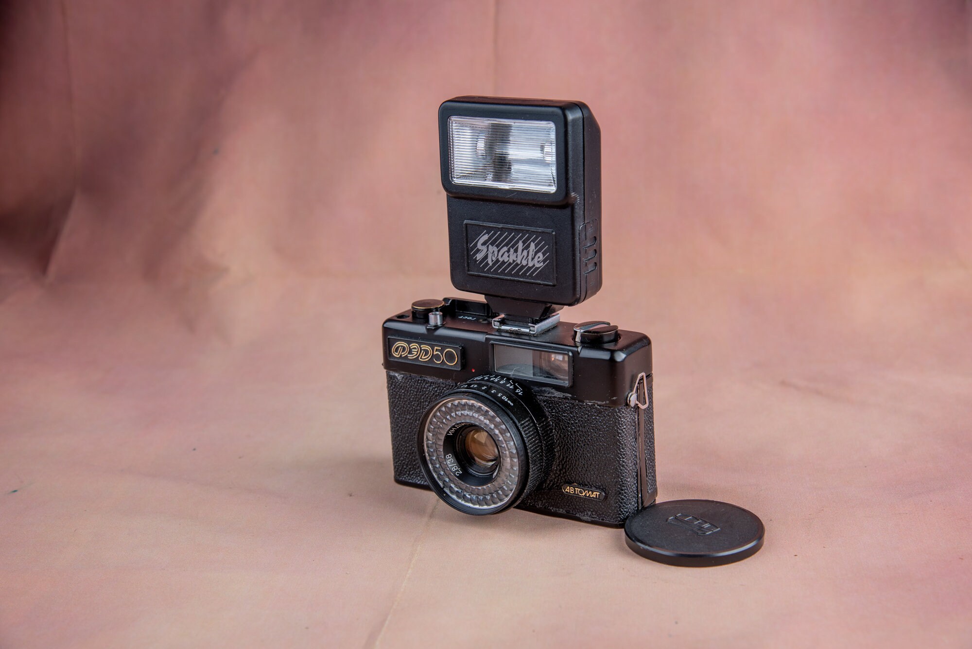 Film Rangefinder Camera FED50 With Lens Industar81 38mm.soviet 35mm