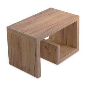 STEMA Seyfried Beistelltisch Gerd - Couchtisch 60x37x36 Keine Montage fest verleimt Wildeiche