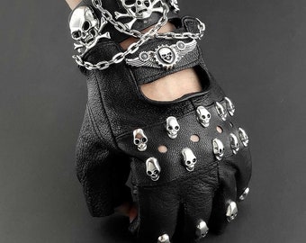 LOKILOKI Gothic Totenkopf Anhänger Für Männer Edelstahl Skeleton Punk Male  Jewels : : Fashion