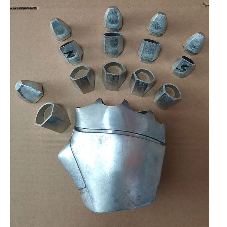 Iron Man Metal Palm Super Cool Gloves Punk Gloves Etsy