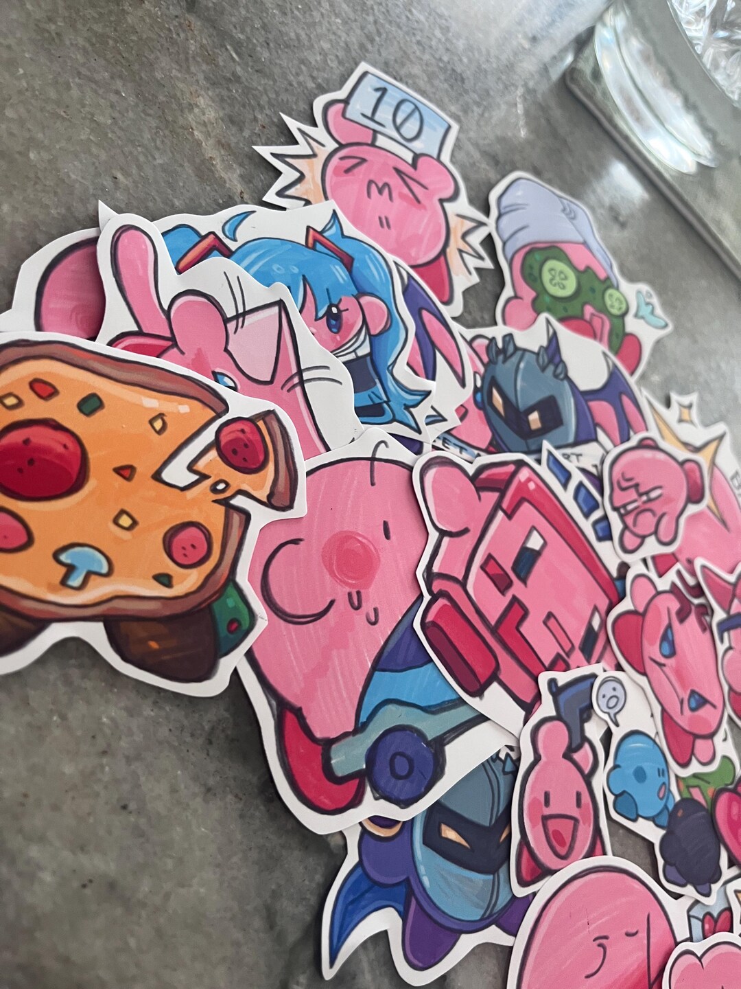 Kirby Sticker Pack - Etsy