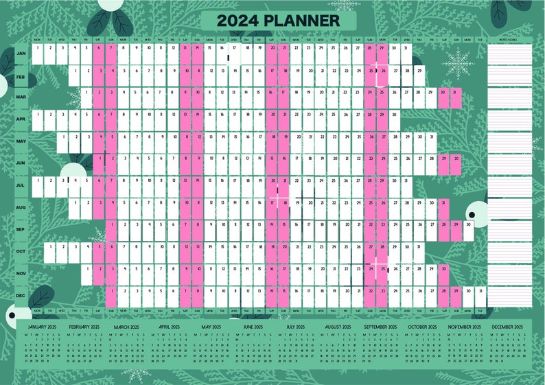 A1 2024 Planer Planer 2024 Planer 20242025 2024 Good Notes Etsy Schweiz