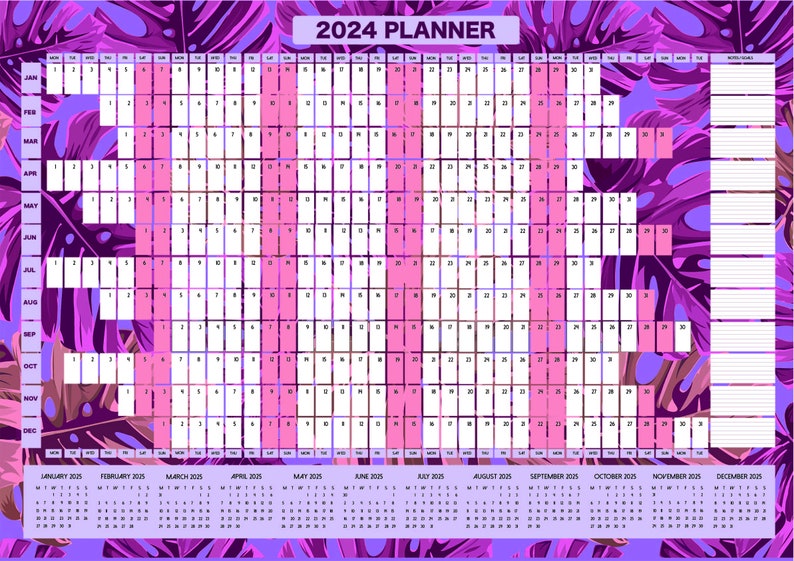 A1 2024 Planner, Planner 2024, Planners 20242025, 2024 Good Notes Planner, Daily Planner, 2024