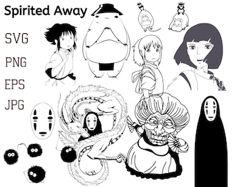 Studio Ghibli Svg Bundle - Etsy