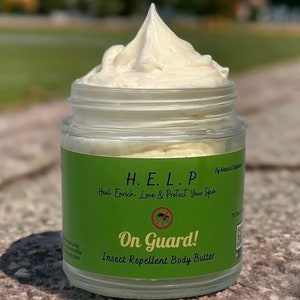 MOSQUITO REPEL BODY Butter Cream, On Guard Mosquito Repel lotion, Camping Hiking Body Cream, Bug Repel Lotion, Insect Cream
