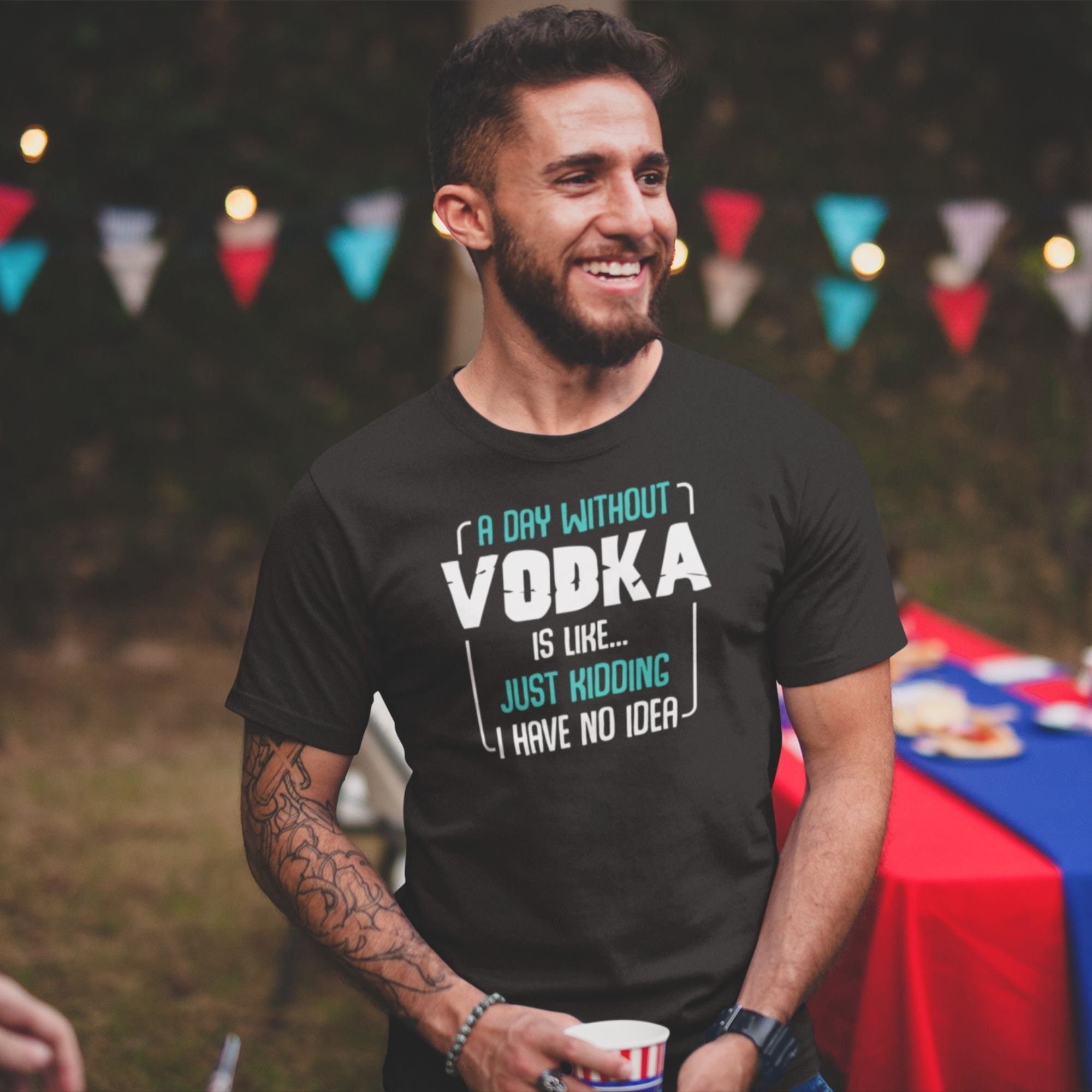 Tops, Love Vodka Tee Shirt