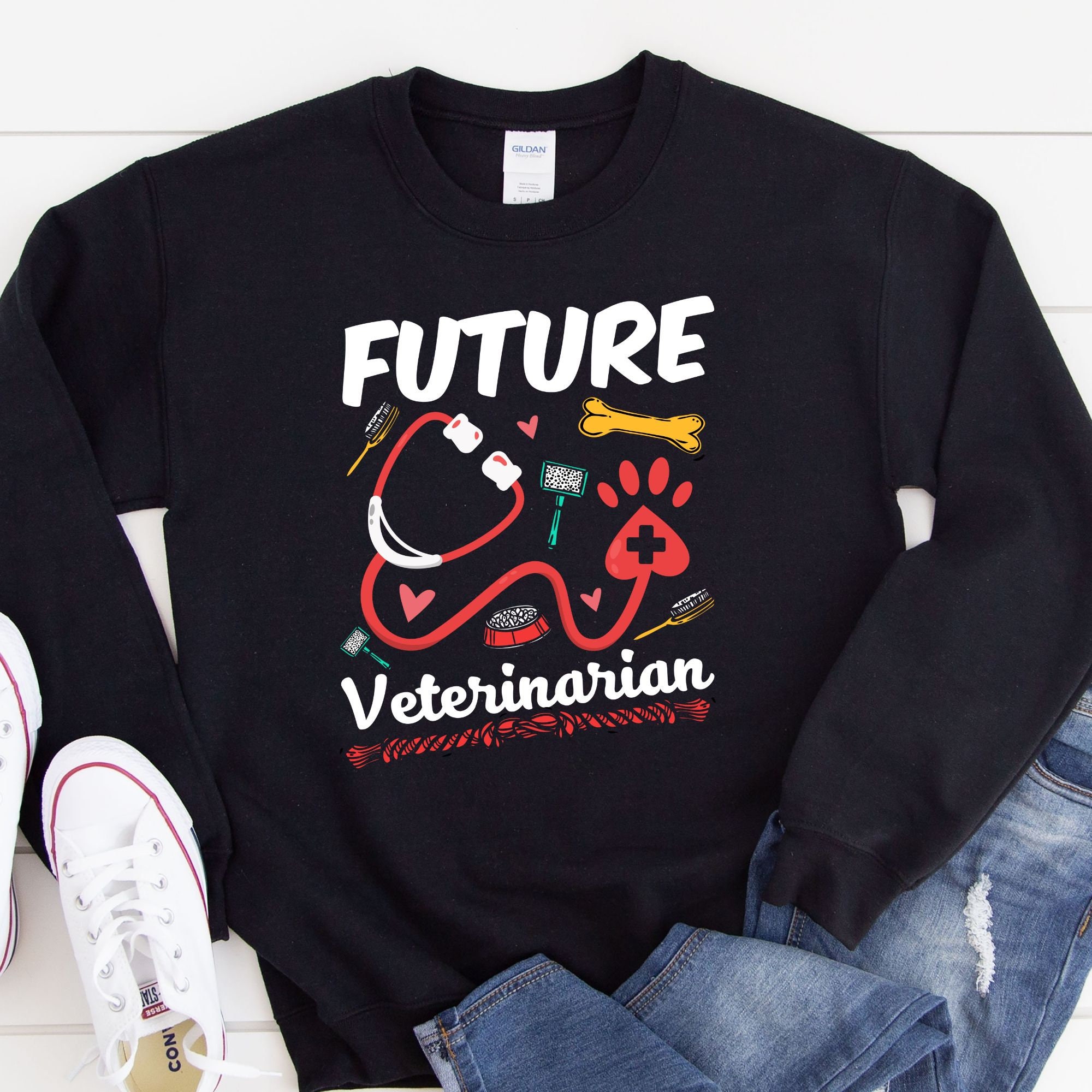 Future Veterinarian Vet Best Apparel Tee for Medical Etsy
