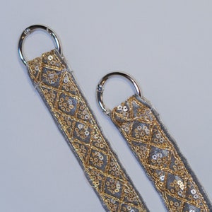 Universeller Handy Kettenanhänger, Iphone Kordel bestickt, Taschengurt, Boho Accessoires, Geschenkideen für Sie, Handykette