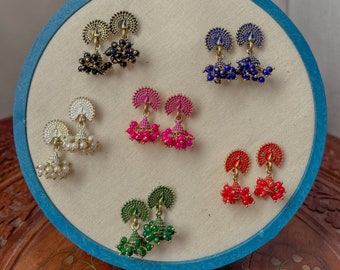 Boucles d'oreilles pendantes Boho, accessoires de festival gitan, bijoux hippies, cerceaux tribaux ethniques, idées cadeaux