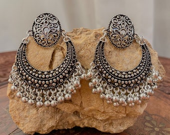 Boucles d’oreille bohèmes, Gypsy oriental accessories, Cadeau ethnique pour femme