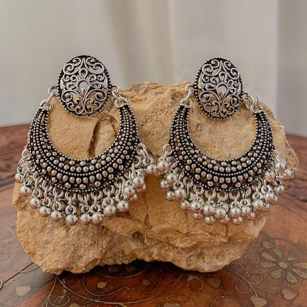 Boucles d’oreille bohèmes, Gypsy oriental accessories, Cadeau ethnique pour femme