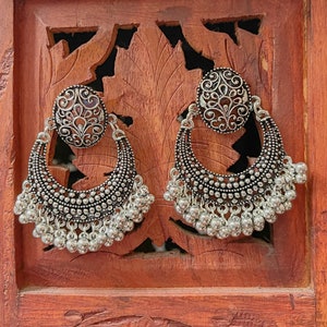 Boucles doreille bohèmes, Gypsy oriental accessories, Cadeau ethnique pour femme image 5