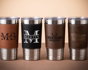 Personalized Tumbler for Men, Gift for Him, Groomsmen Gifts, Best Man Gift, Boyfriend Gift, Bachelor Party Gifts, Dad Gifts, Husband Gift