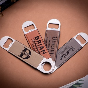 Personalized Bottle Opener, Groomsmen Gifts, Best Man Gift, Groom Gifts, Dad Gifts, Wedding Gifts, Bachelor Party Gifts, Bar-Tending Gifts image 3