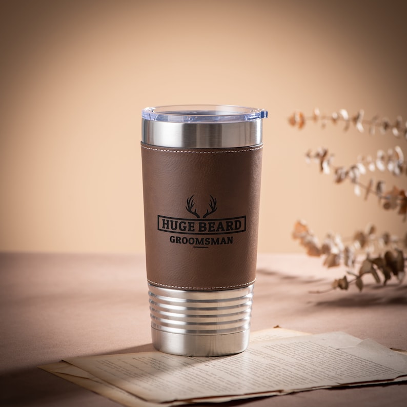 Personalized Tumbler for Men, Gift for Him, Groomsmen Gifts, Best Man Gift, Boyfriend Gift, Bachelor Party Gifts, Dad Gifts, Husband Gift image 9