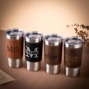 Personalized Tumbler for Men, Gift for Him, Groomsmen Gifts, Best Man Gift, Boyfriend Gift, Bachelor Party Gifts, Dad Gifts, Husband Gift image 3