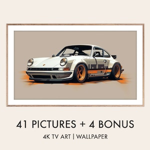 Cars & Spots Paint - Samsung TV The Frame 4K - 41 Pictures + 4 Bonus
