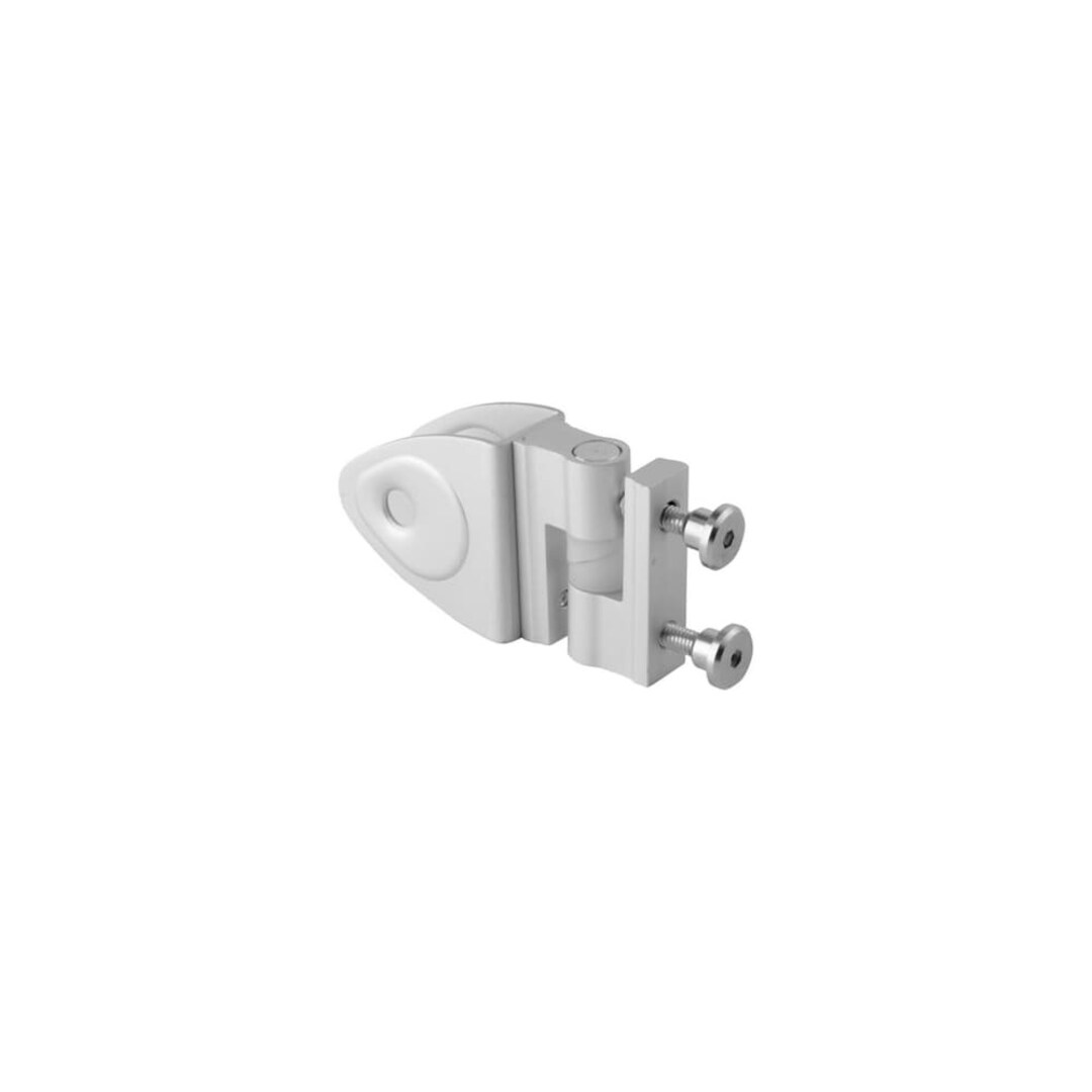 Designer Self Closing Cubicle Hinge 1213mm Panels Satin Anodised