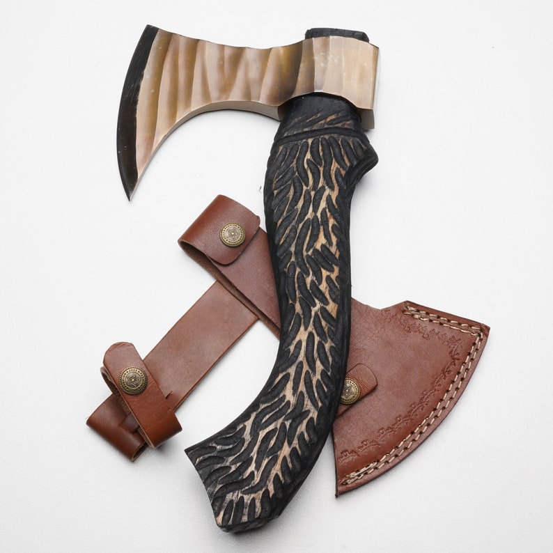 Custom Handmade High Carbon Stainless Steel Axe | Viking Axe | Throwing Axe | shops Hatchet | Gift For Him | Fathers Day Gift | USA