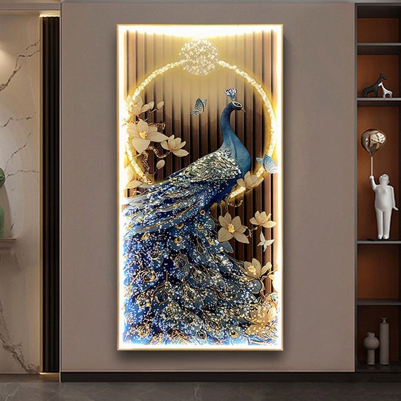 Led glass wall art hotsell