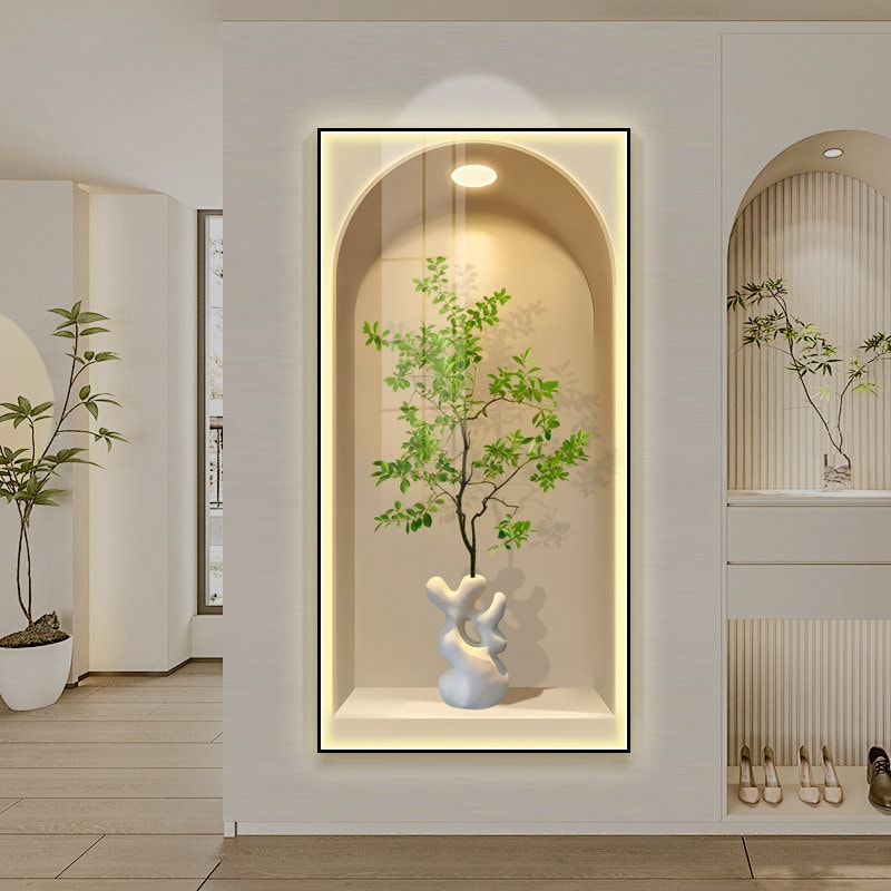 Botanical Wall Art, Modern Framed Print, Minimalist Plant Decor