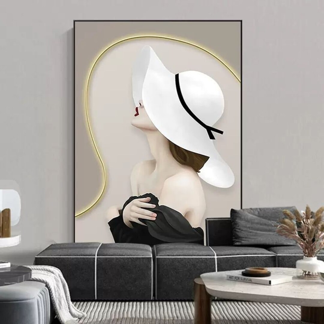 Extra Large Black and White Wall Art Framed Glass Wall Art Large Modern