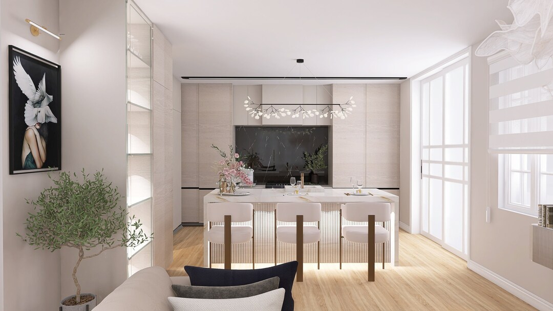 Interior Design Services Luxury Interior Design 3D - Etsy