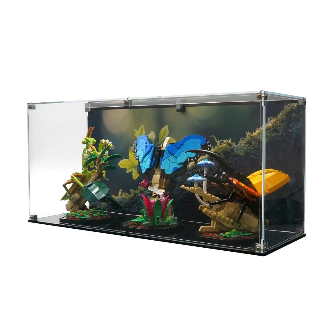 Acrylic Display Case for LEGO 21342, the Insect Collection With Uv ...
