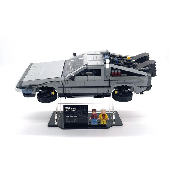 LEGO Icons Back to the Future Time Machine 10300, Model Car Building Kit,  Based on the DeLorean from the Classic Movie