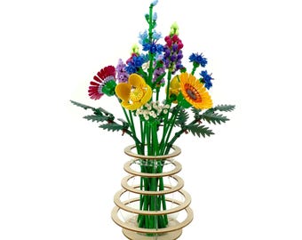 Floating Rings Vase for LEGO® Flowers