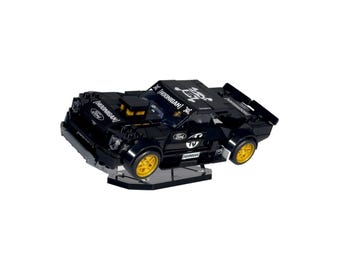 Acrylic Display Stand for LEGO 77262, Ken Block's '65 Ford Mustang Hoonicorn V1 - Set Not Included