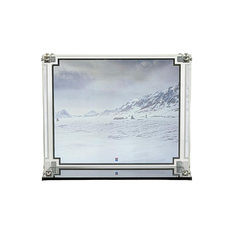 Acrylic Display Case Fits LEGO 75440, AT-AT With Printed Background ...